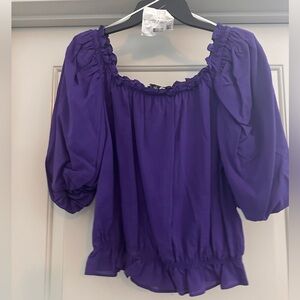 NWT!! Off-the-shoulder Cotton Top